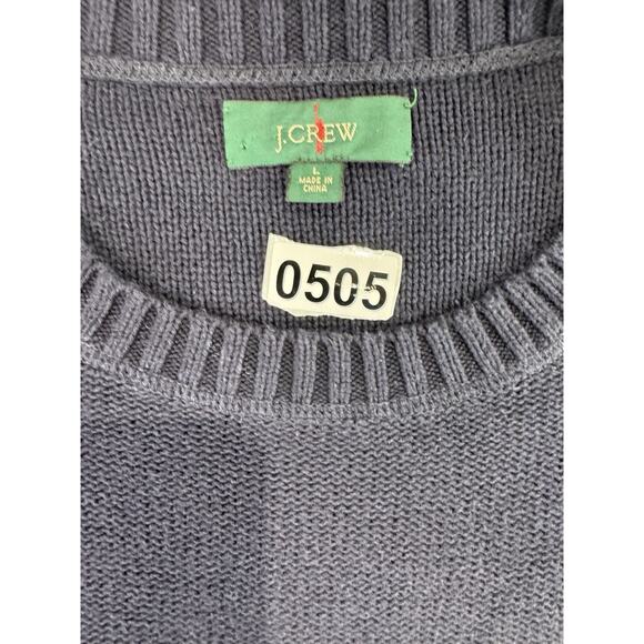 J Crew Oarsman Reverse Jersey Blue White stripe Men Sweater Size Large - Picture 12 of 12